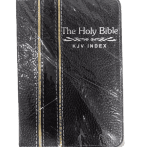 English Bible KJV Index Black Color Open Type