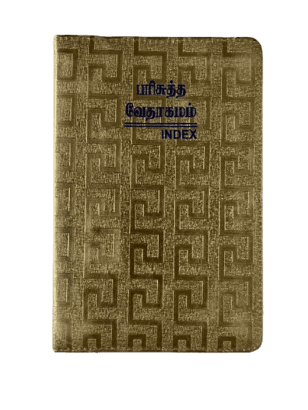The Holy Bible Tamil Demy Size Golden Silver Color - Image 3