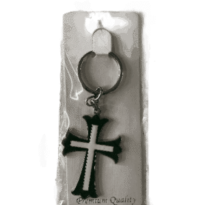 Gift Keychain Metal Holy Cross Type 6