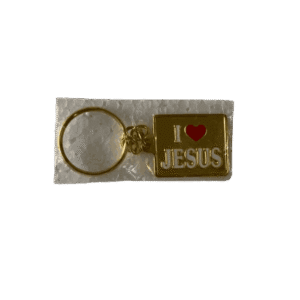 Gift Keychain Metal I Love Jesus Type 1