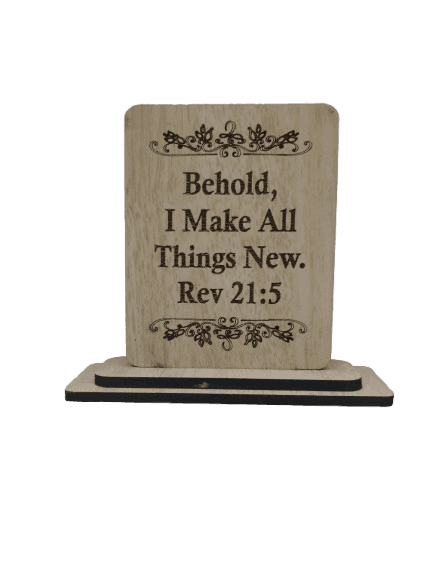 Wooden Stand with Bible Verses Big & Small - Image 3