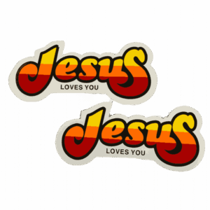 Jesus Loves You Stickers